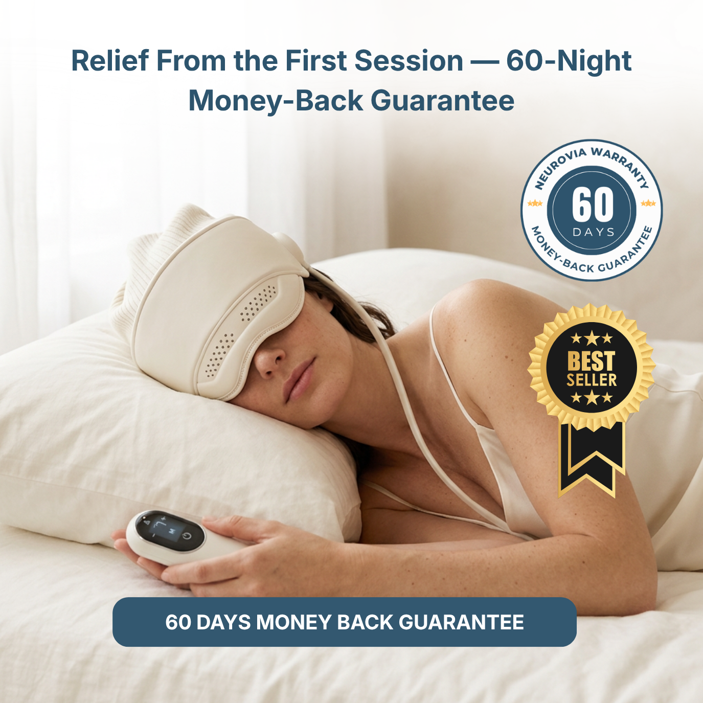 NeuroCore QuietMind | ThermoPress Cap for Migraine and Tension Relief